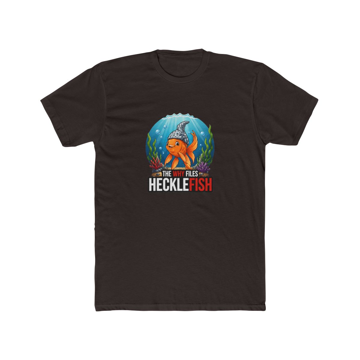 The Why Files Black Hecklefish T-Shirt